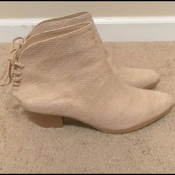 Free People Shoes - Farylrobin Metallic Linen Boots